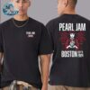 Pearl Jam Lobster Roll Tee On September 15th And 17th In Boston MA At Fenway Park Dark Matter World Tour 2024 Two Sides Print Vintage T-Shirt