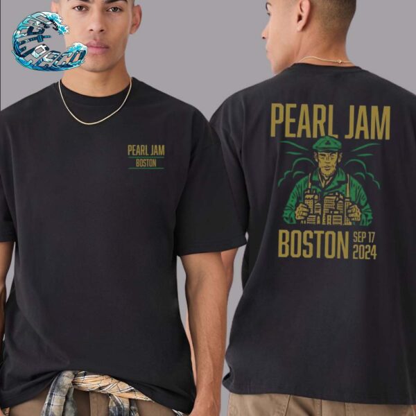 Pearl Jam Night 2 Event Tee In Boston MA At Fenway Park On September 17th Dark Matter World Tour 2024 T-Shirt