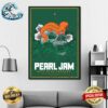 Pearl Jam Dark Matter World Tour 2024 With Glen Hansard Night 2 In Philadelphia Poster Julius Erving Artwork At PA Wells Fargo Center On September 9th 2024 Poster Canvas For Home Decor