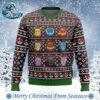 Pokemon Eevee Eeveelutions Best Knitted Ugly Christmas Sweater For Holiday