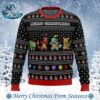 Pokemon Ghosts Gengar Ghastly Haunter Best Knitted Ugly Christmas Sweater For Holiday