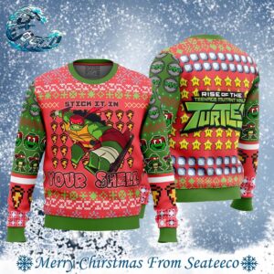 Raphael Rise of the Teenage Mutant Ninja Turtles Best Gift For Family Ugly Christmas Sweater