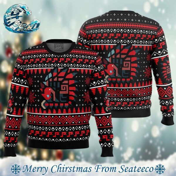 Rathalos Monster Hunter Xmas Gift For Family Ugly Christmas Sweater