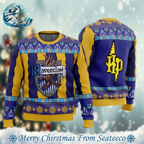 Ravenclaw Harry Potter Ugly Christmas Sweater 2024 Gift For Men And Women