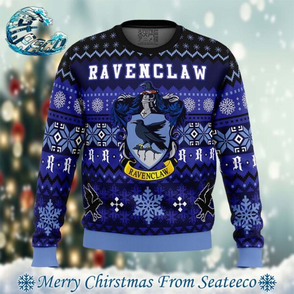 Ravenclaw House Harry Potter Holiday Gift Ugly Christmas Sweater