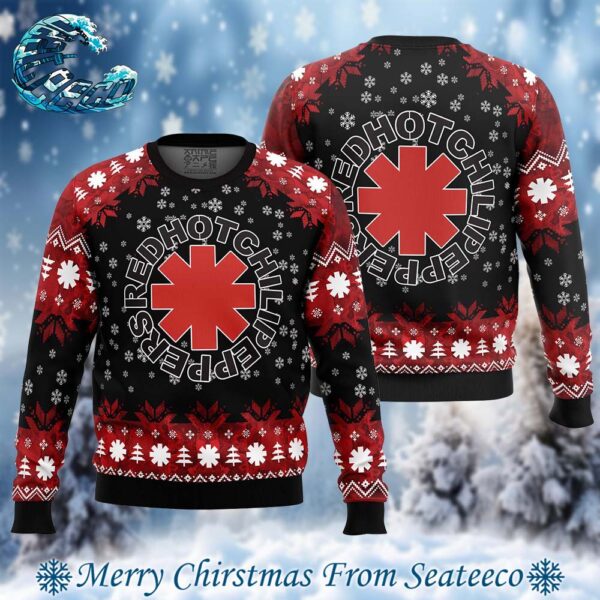 Red Hot Chili Peppers Ugly Christmas Sweater Gift For Holiday 2024