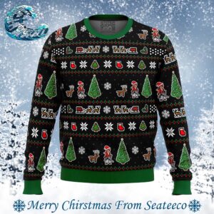 Samurai X Christmas Tree Holiday Gift Ugly Christmas Sweater