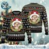 Santa Tony Chopper One Piece Pirates Xmas Gift For Family Ugly Christmas Sweater