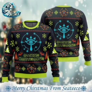 Sheikah Legend of Zelda Xmas Gift For Family Ugly Christmas Sweater