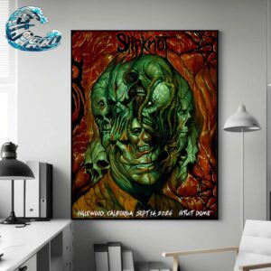 Slipknot Night 2 On September 14 2024 Concert Poster In Inglewood California At Intuit Dome Wall Decor Poster Canvas