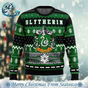 Slytherin House Harry Potter Holiday Gift Ugly Christmas Sweater