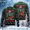 Cream Band Best Xmas Knitted Ugly Christmas Sweater Gift For Family