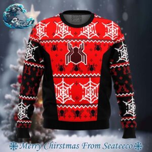 Spiderman Uniform Holiday Ugly Christmas Sweater Gift For Men And Women