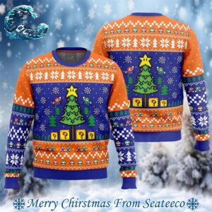 Super Bros Christmas Super Mario Bros. Ugly Christmas Sweater Gift For Men And Women Holiday