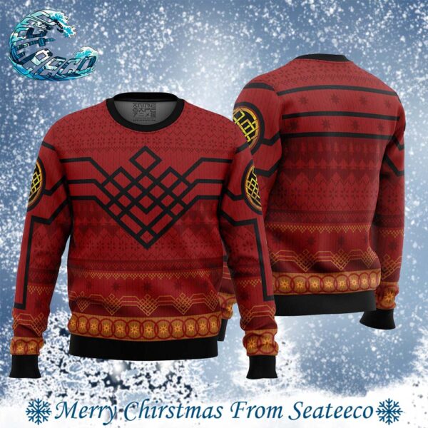 Ten Golden Rings Shang-Chi Marvel Best Gift For Family Ugly Christmas Sweater