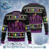 Thanos Half Of You Are On The Naughty List Marvel Ugly Christmas Sweater Gift For Men And Women Holiday