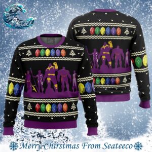 Thanos Marvel 2024 Ugly Christmas Sweater Gift For Holiday