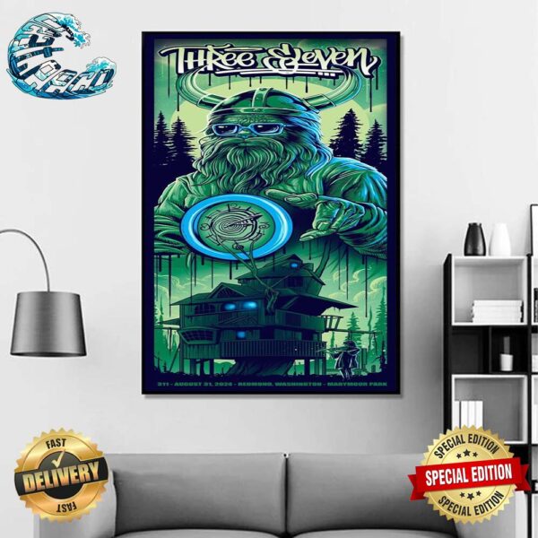 The 311 Event Poster On August 31 Unity Tour 2024 At Marymoor Amphitheater In Redmond WA Poster Canvas For Wall Decor