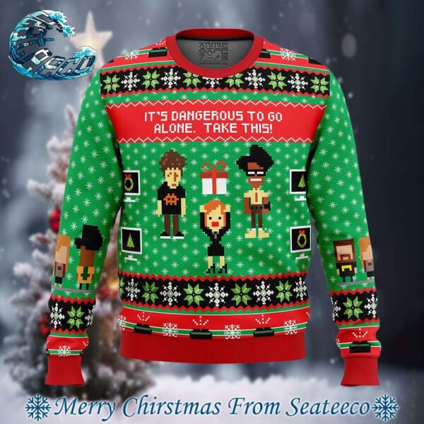 The IT Crowd Knitted Ugly Christmas Sweater