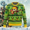 The Legend Of Zelda Link Gems Knitted Best Ugly Christmas Sweater