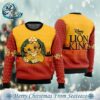 Hakuna Matata Lion King Disney Ugly Christmas Sweater Gift For Holiday 2024 Gift For Holiday 2024