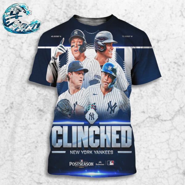 The New York Yankees Have Clinched The AL’s 1st 2024 Postseason Spot All Over Print Shirt