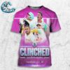 Congrats San Diego Padres Fight For The Faithful Clinched MLB Postseason 2024 All Over Print Shirt