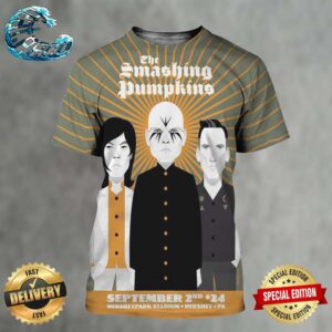 The Smashing Pumpkins Official Poster At Hersheypark Stadium In Hershey PA On September 2nd 2024 All Over Print Shirt