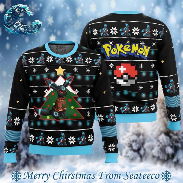 Umbreon Pokemon Ugly Christmas Sweater Gift For Men And Women Holiday