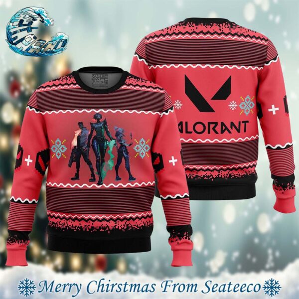 Valorant Best Xmas Knitted Ugly Christmas Sweater Gift For Family