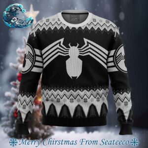 Venom Marvel Venom Symbol Holiday Ugly Christmas Sweater Gift For Men And Women