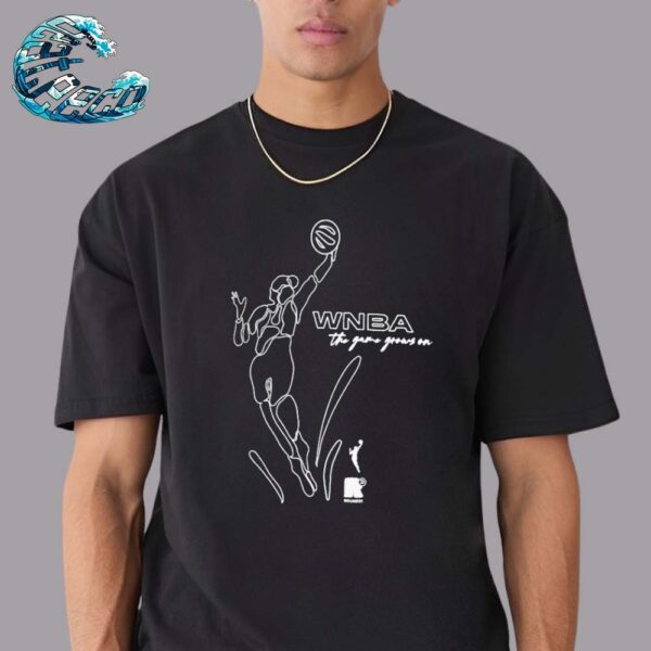 WNBA The Game Grows On We Are One 2024 Official Unisex T-Shirt