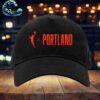 Official WNBA x Portland Black Welcome To The W Snapback Hat Classic Cap