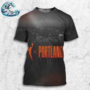 WNBA x Portland Oregon Welcome To The W Portland Oregon All Over Print Shirt