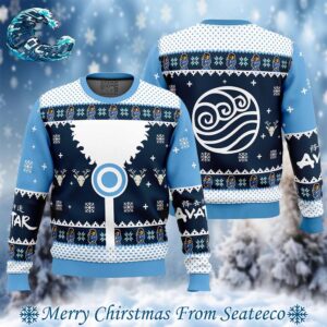 Waterbenders Water Tribe Avatar Ugly Christmas Sweater Gift For Men And Women Holiday