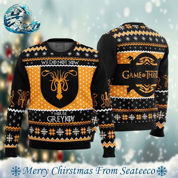 We Do Not Sow House Greyjoy Game of Thrones Ugly Christmas Sweater 2024 Gift For Men And Women