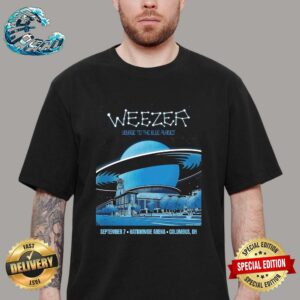 Weezer For Show On The Voyage To The Blue Planet Tour In Columbus OH At Nationwide Arena On September 7 2024 Classic T-Shirt