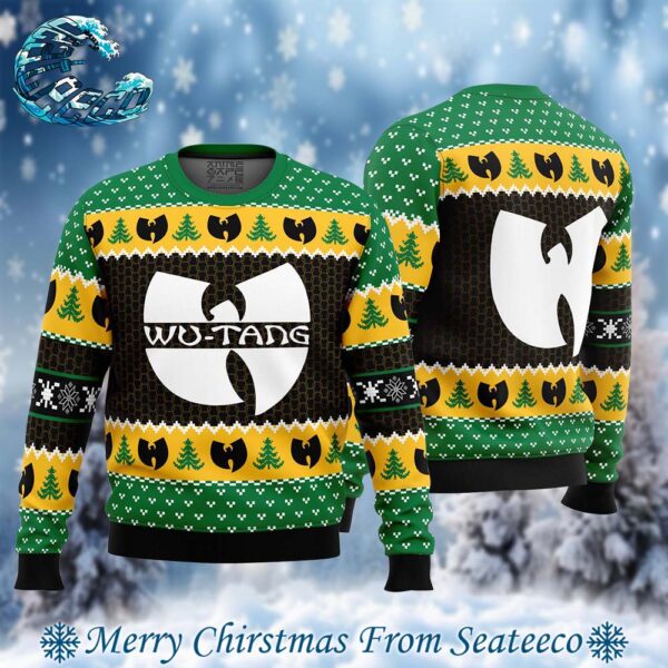 Yah It’s Christmas Time Yo Wu Tang Clan 2024 Best Knitted Ugly Christmas Sweater