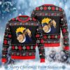 Uchiha Emblem Naruto Ugly Christmas Sweater Gift For Men And Women Holiday