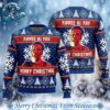 Christmas Beauty And The Beast Disney 2024 Best Knitted Ugly Christmas Sweater