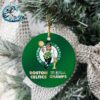 Boston Celtics 2024 NBA Finals Champions Pull Up Jumper Caricature Christmas Holiday Decorations Ornament