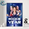 Caitlin Clark From Indiana Fever Is The 2024 WNBA Rookie Of The Year Home Decor Poster Canvas