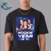 22 Caitlin Clark Indiana Fever Round21 2024 WNBA Rookie Of The Year Two Sides Print Unisex T-Shirt