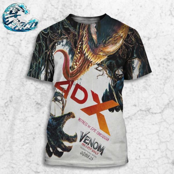 4DX Poster For Venom The Last Dance Releasing In Theaters On October 25 All Over Print Shirt