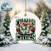 2024 NBA Finals Champions Is Boston Celtics Big Logo Christmas Holiday Decorations Ornament