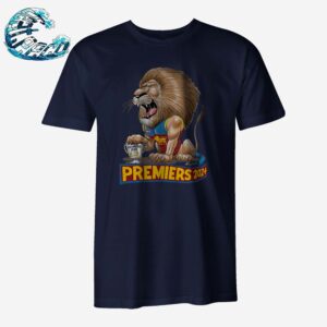 Brisbane Lions Mark Knight Tee 2024 AFL Australian Football League Premiers Classic T-Shirt