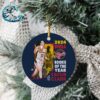 Caitlin Clark Indiana Fever Playa Society 2024 WNBA Rookie Of The Year Christmas Tree Decorations Ornament