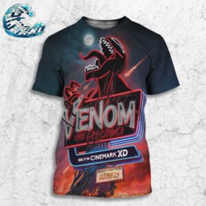 Cinemark XD Poster For Venom The Last Dance Releasing Exclusively In Movie Theaters On October 25 All Over Print Shirt