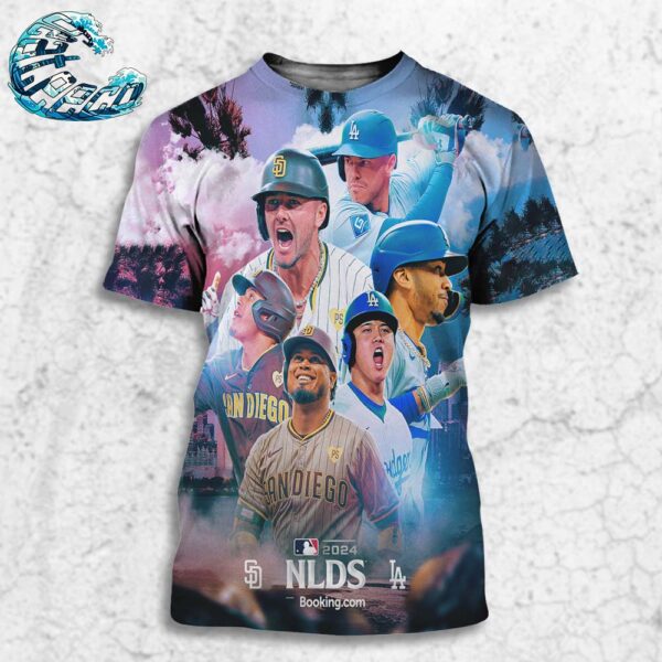 Los Angeles Dodgers Vs San Diego Padres Matchup In The National League Division Series NLDS MLB 2024 All Over Print Shirt