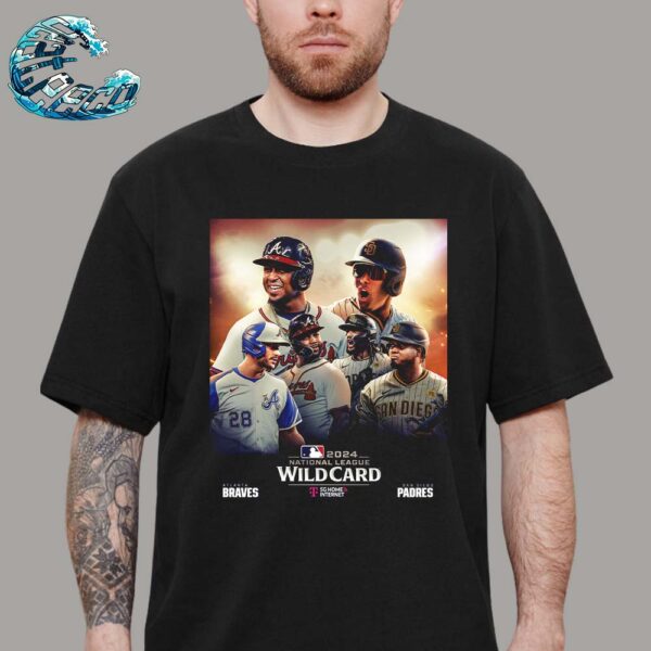 MLB 2024 National League Wild Card Matchup Atlanta Braves Vs San Diego Padres Unisex T-Shirt